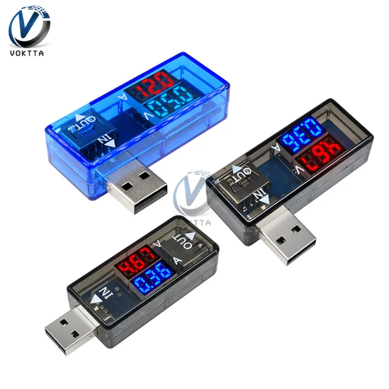 

USB Current Voltage Meters Charger Working Time Power Battery Capacity Tester Measurement Tools usb tester voltmeter ammeter