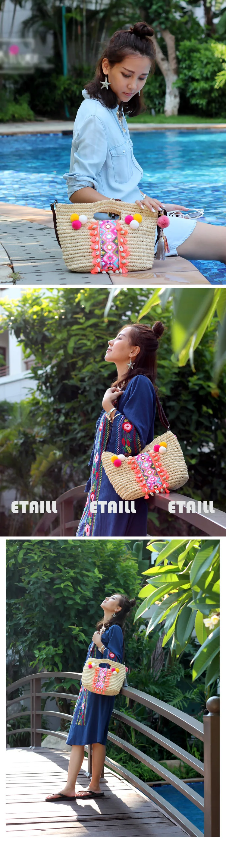 beach bag Bohemian women