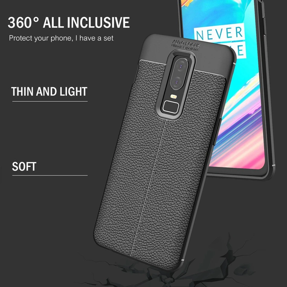 REAOOM Luxury Litchi Patterned Case for Oneplus 5T 3T Cover Full Protected Coque for Oneplus 3 5 6 Soft TPU Business Phone Cover  (7)