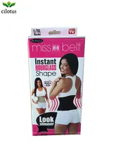 Free shipping 100pcs/lot Miss Belt Slimming Shaper Miss Waist Trainer Belt – Body Shaper Belt For An Hourglass ShapeAs seen onTV