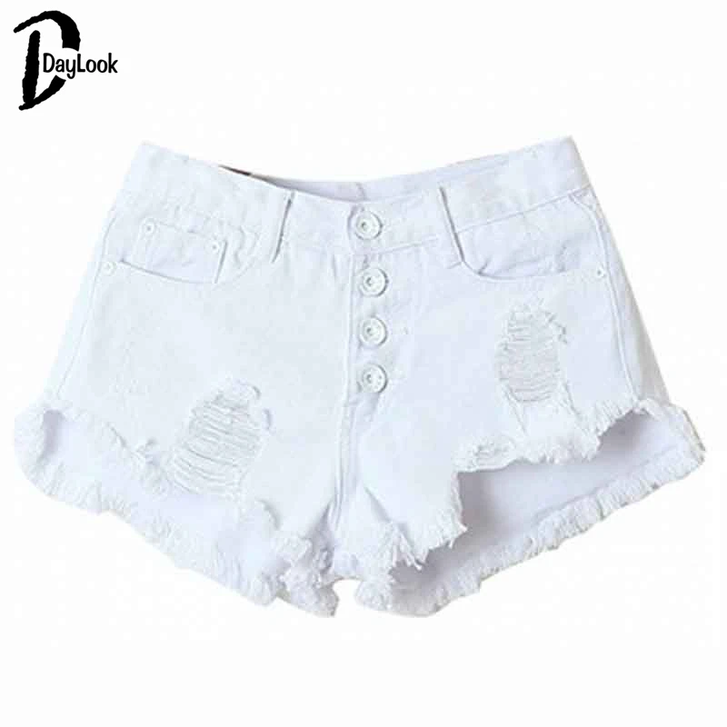 womens high waisted ripped denim shorts