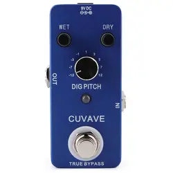 CUVAVE DIG PITCH гитарная педаль эффектов True bypass Effects Stompbox для электрогитары с 9 типами +-Oct pitch range