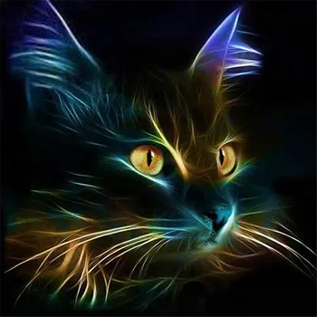 

5D DIY Diamond Mosaic DIY Diamond painting cross stitch Painting Crafts Diamond Embroidery Decoration Gifts Cat Animal