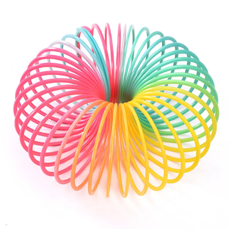 Free Shipping Big Size 1pcs Hot Sale Colorful Magic Slinky Rainbow