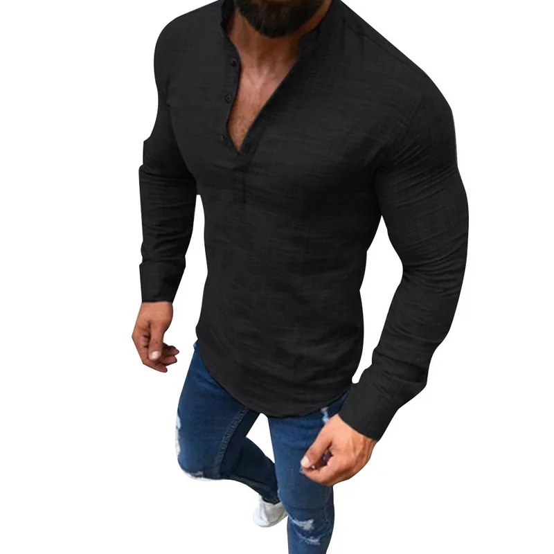 New Men Running T-shirts Gym T Shirt Fitness Male Sport Shirt Breathable Training Tshirt Long Sleeve Shirt Workout Clothing - Цвет: 1-black