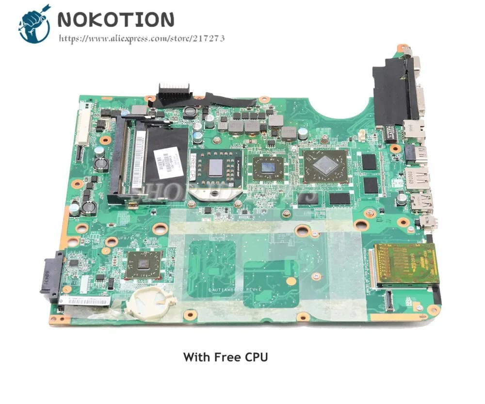 

NOKOTION Laptop Motherboard For HP Pavilion DV7 DV7-3000 Series MAIN BOARD 574680-001 DAUT1AMB6E1 DDR2 HD4650 1GB