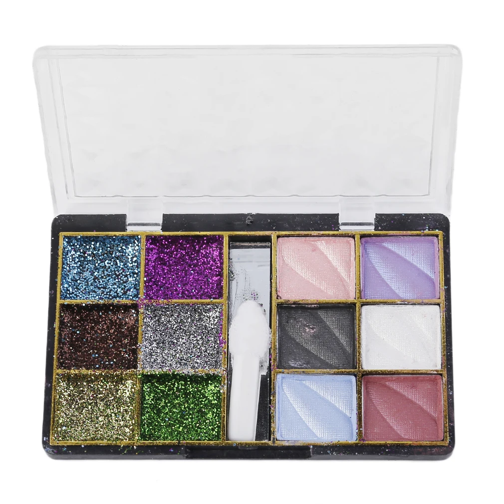 New 12 Colors Eye Shadow Makeup Powder Facial Makeup Beauty Shimmer
