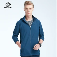 Tectop Открытый Туризм Кемпинг Рыбалка УФ Защита куртка легкий дышащий водонепроницаемый спортивный плащ для мужчин