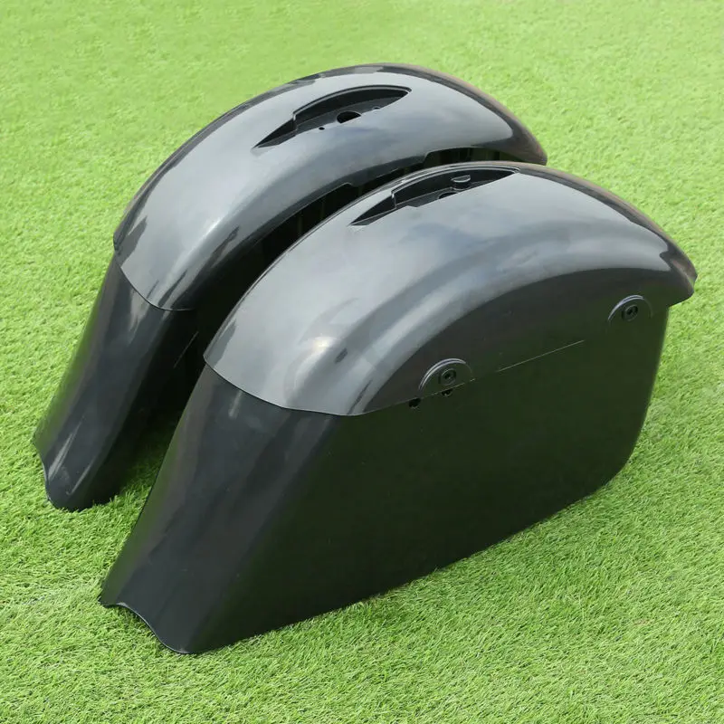 Black Unpainted Saddlebag For Indian Chieftain 2014 2018 Roadmaster