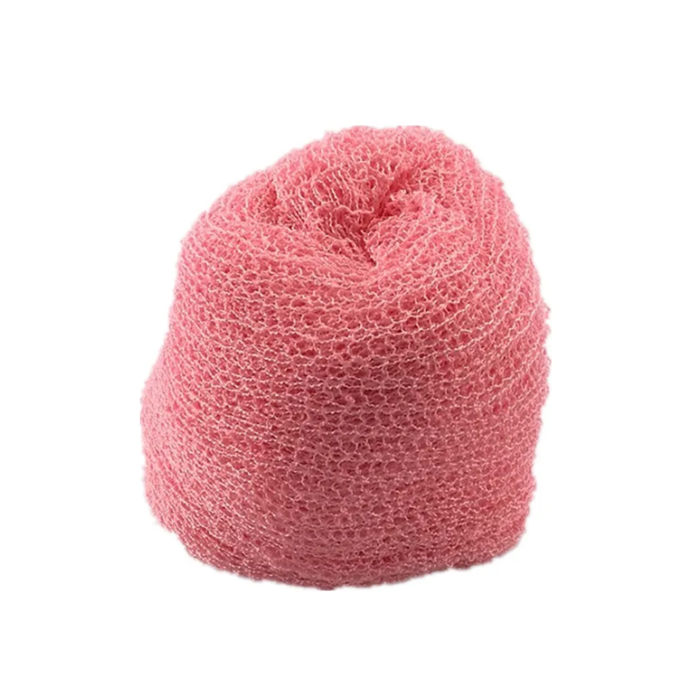 D& J трикотажная растягивающаяся обертка s для пеленания новорожденных реквизит для фотосессии детская обертка для получения одеял тканевые аксессуары для фотосессии - Цвет: 6 Bright Pink