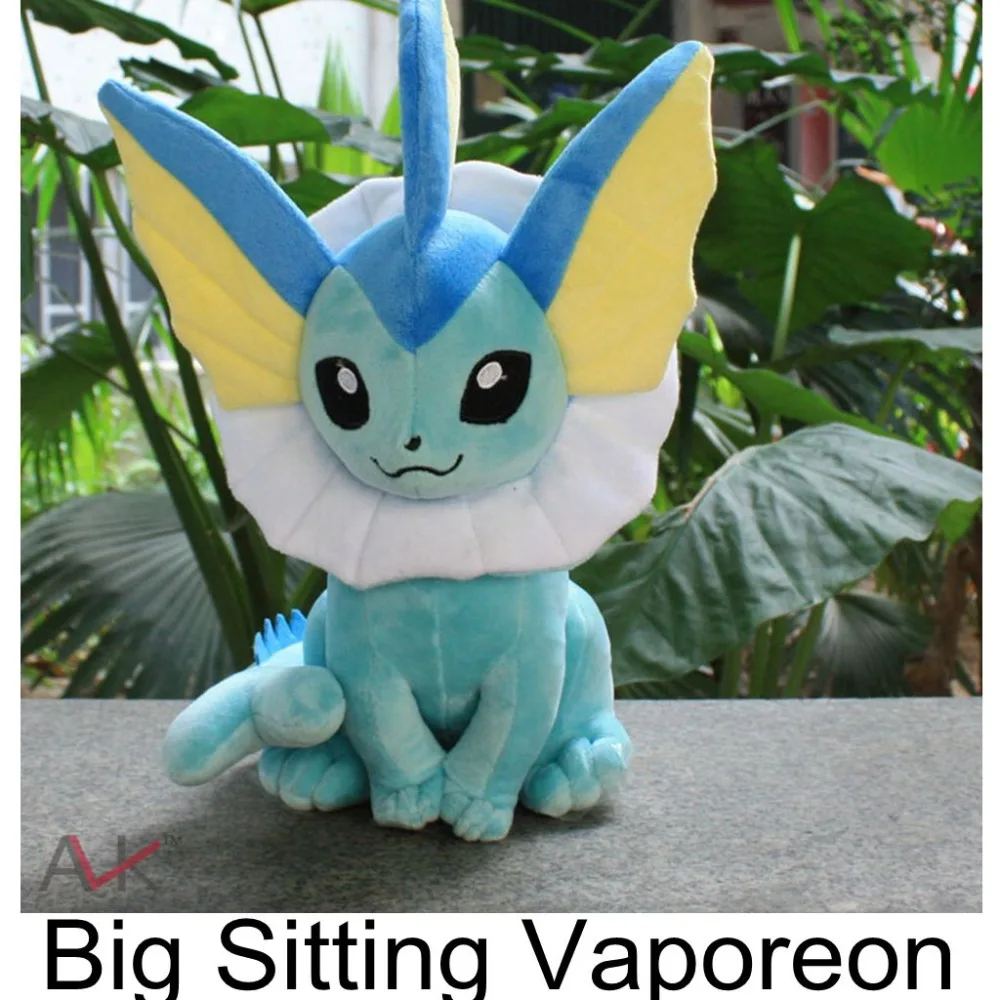 37 см Vaporeon плюшевая игрушка Eevee кукла мягкая классические плюшевые игрушки