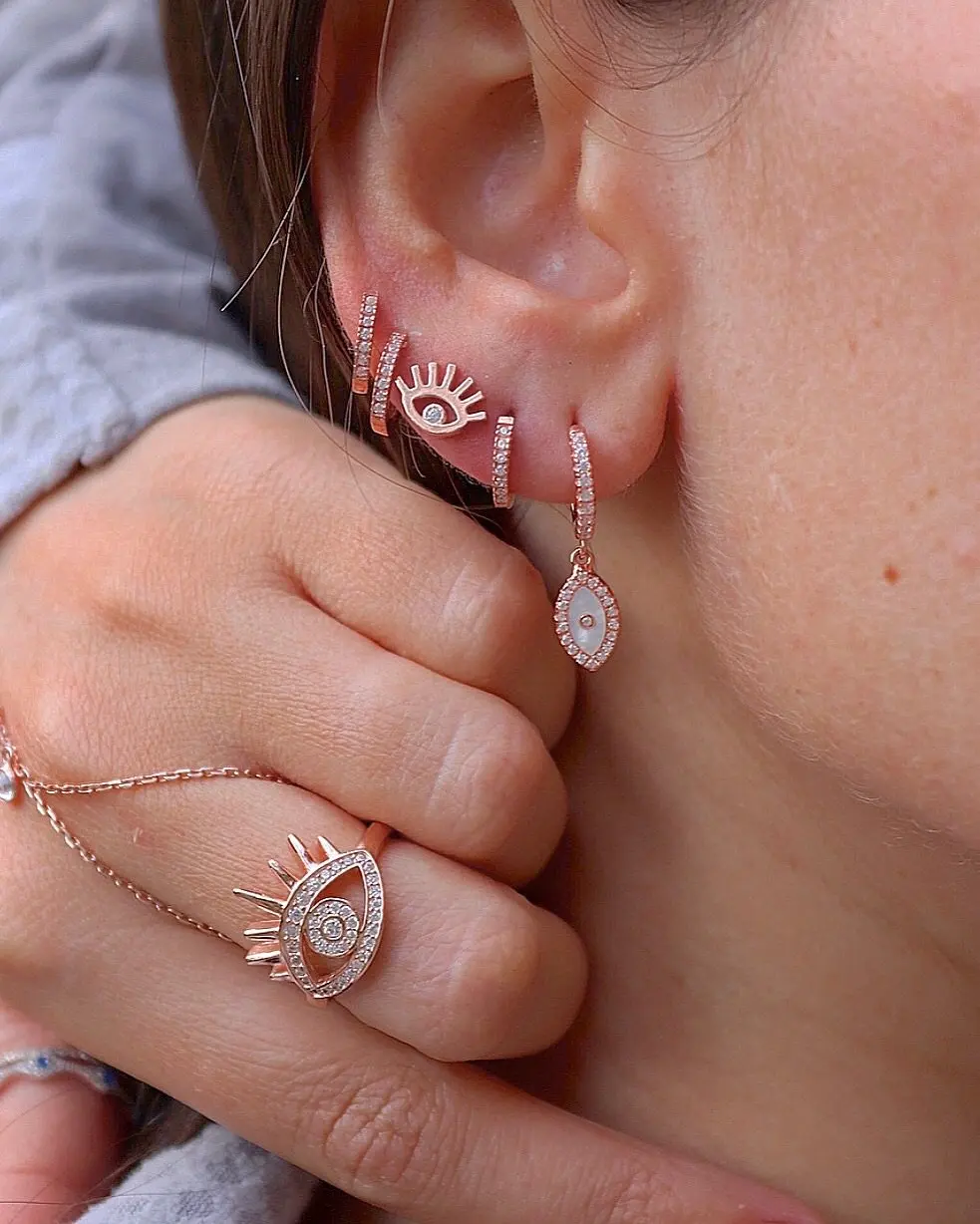 BRASS EARRING h (3)