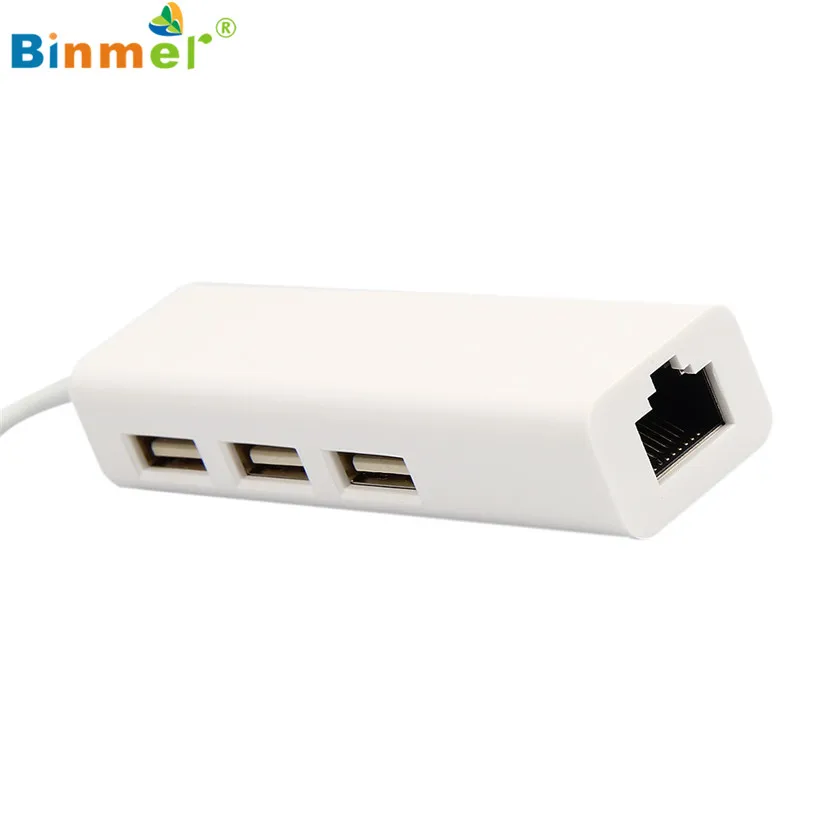 Binmer USB 3,1 Тип C+ USB 2,0 несколько 3 портов концентратор с Ethernet Сетевая карта для ПК ноутбук TabSep 15