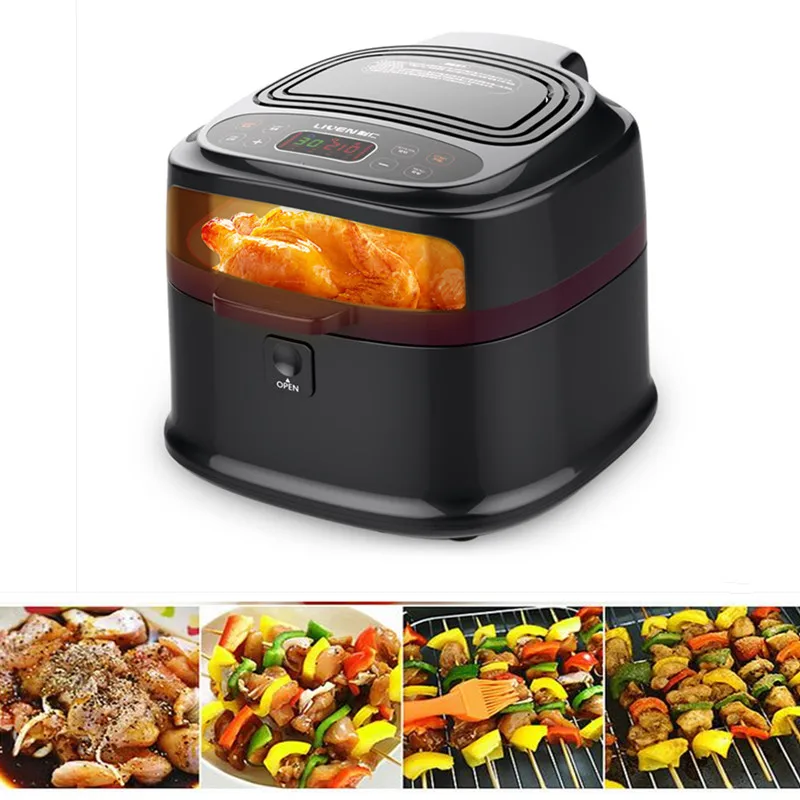 220V Multifunctional Electric Fryer Smokeless Household French Fries