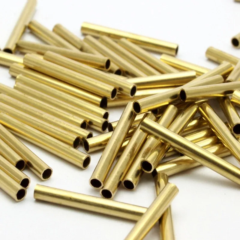 

100pcs.. Raw Brass Tube Beads..sz (2x16mm) -1431