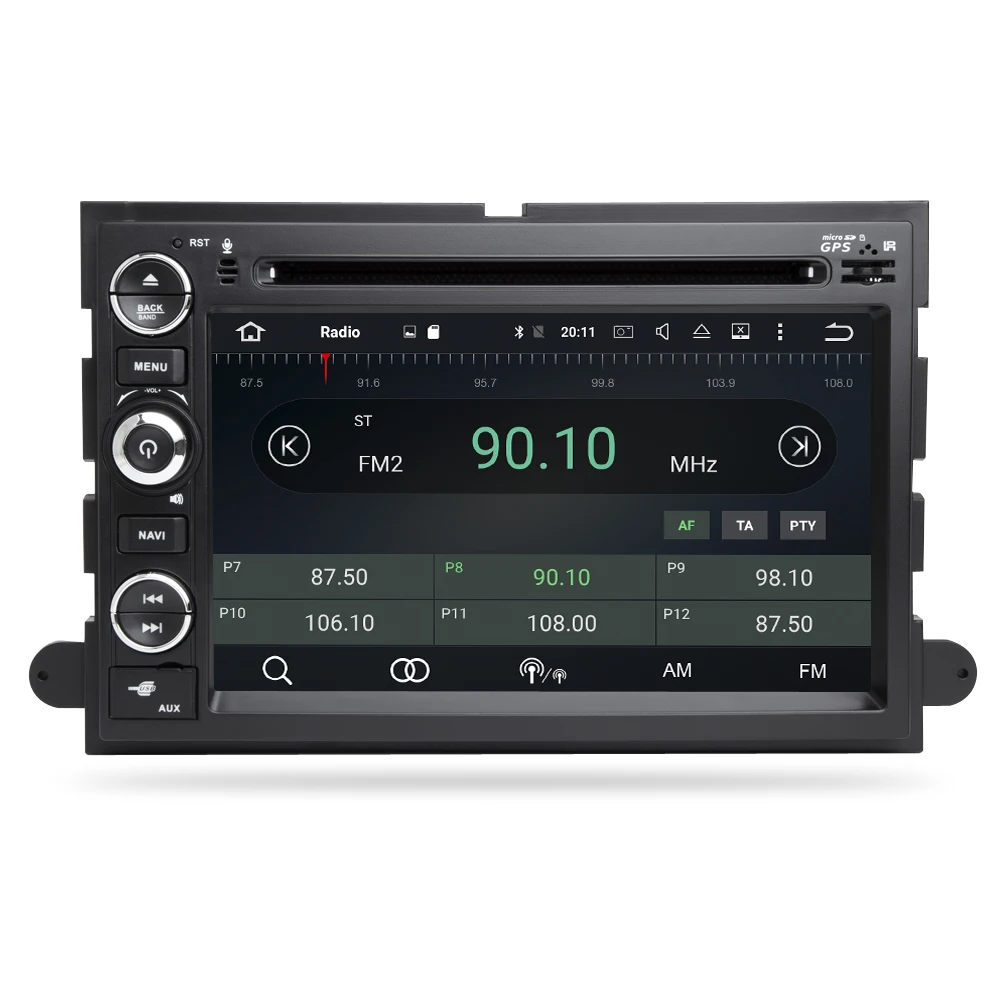 Discount Android 9.0 car DVD Radio Multimedia Player for Ford Edge Expedition Escape 2004-2008 Audio GPS Video Stereo Navigation Headunit 5