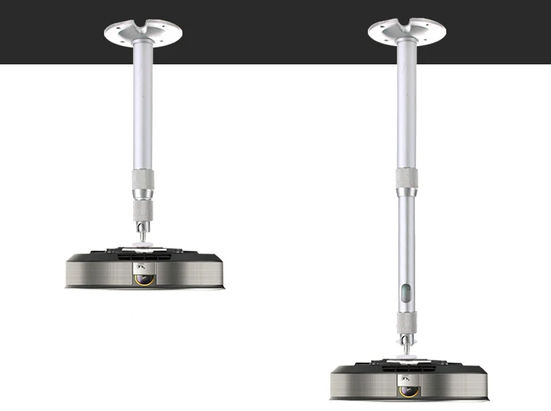 Us 15 0 Aluminum Alloy Mini Led Dlp Projector Ceiling Mount Bracket 33cm To 44cm Adjustable Universal Screw 6mm Type Flex Two Section In Projector