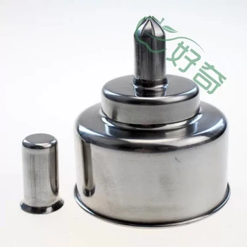 

free shipping 200ml stainless steel fire-proof alcohol lamp laboratory equipment
