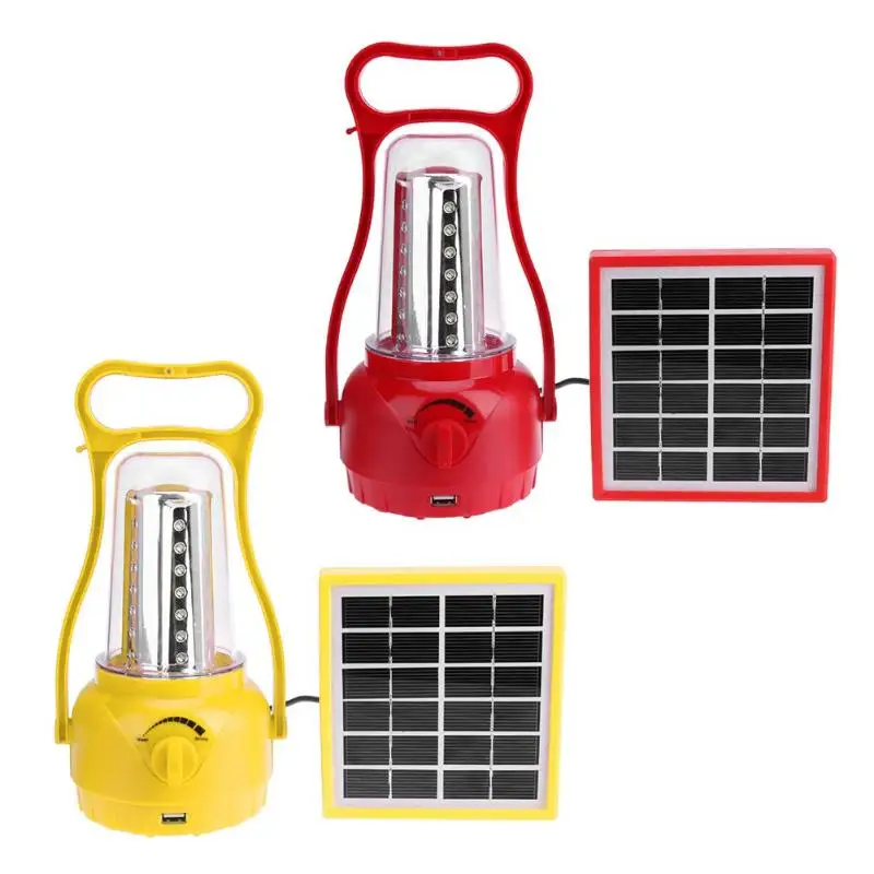 

Solar Powered 35LED Solar Light Outdoor Camping Tent Light Multifuction Portable Lantern Emergency Lighting Work Light
