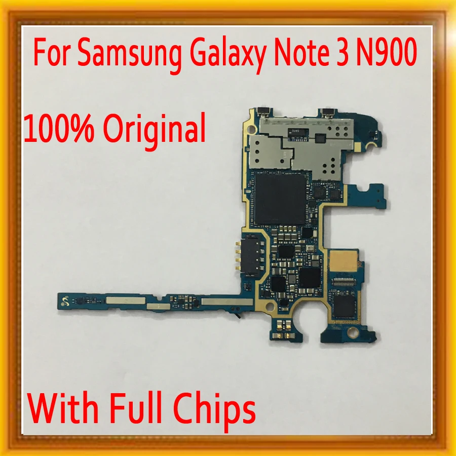 with Full Chips for Samsung Galaxy Note 3 N900 font b Motherboard b font Original unlocked