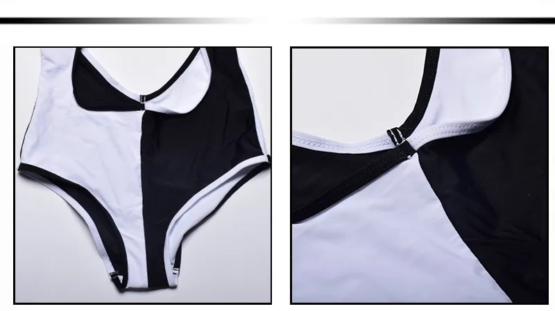 Черный, белый цвет 2018 новый летний Прохладный Sexy Плавание костюм купальный костюм с открытой спиной для Для женщин Плавание одежда ванный