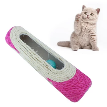 

Long Roller Cat Scratch Foot Protection Board Pet Toy Sisal Furniture Protection Cat Tree Climbing With Three Ball cat tower