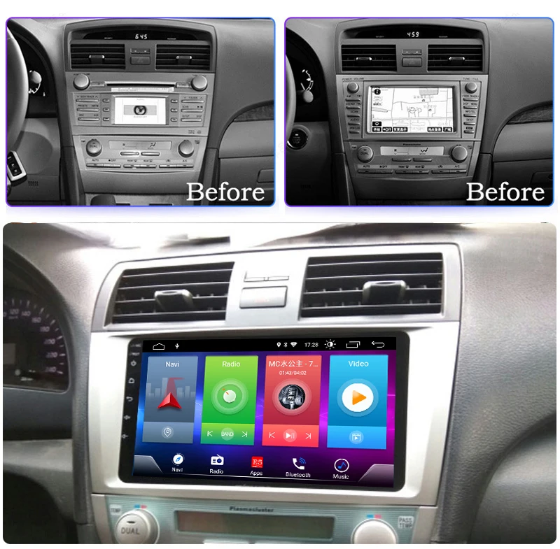 Clearance Car Android 8.1 Multimedia Player for TOYOTA Camry 2006-2011 GPS Navigation Device USB bluetooth steering wheel control support 2