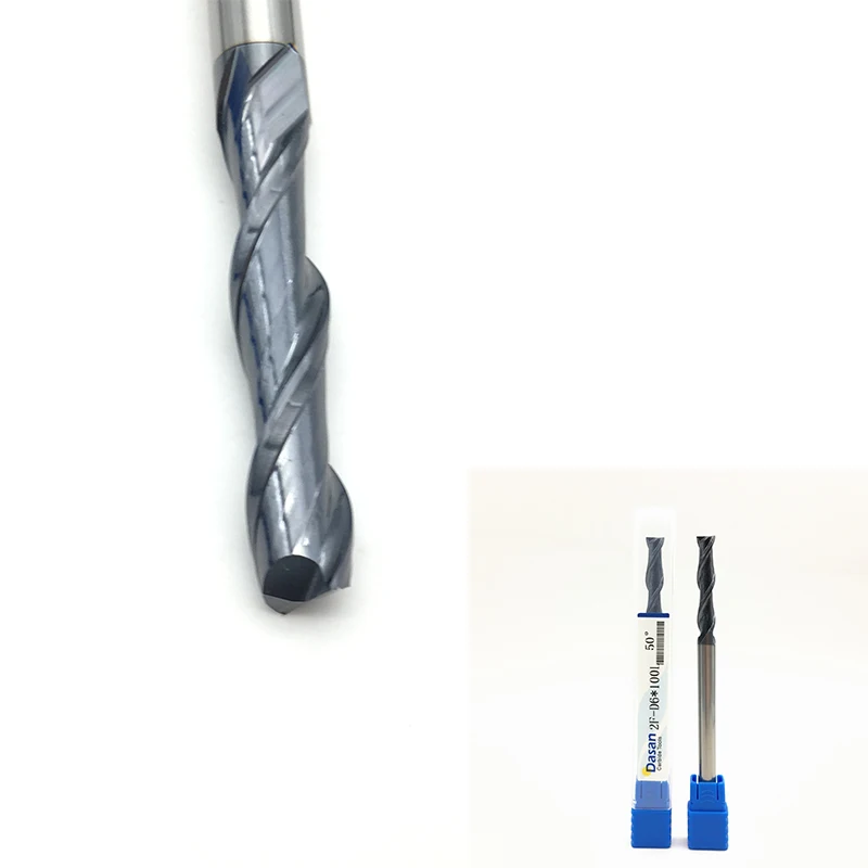 Flat End Mill HRC50°F2 D6X100L (7)