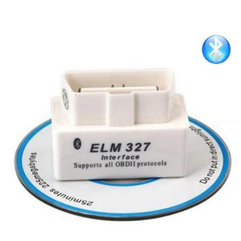

Super mini ELM327 white Bluetooth Car driving computer fault code detection / fuel consumption meter