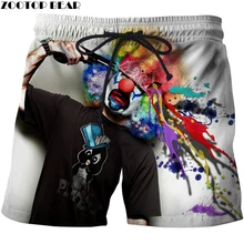 Дробовик Джокер 3D принт летние шорты пляжные шорты для серфинга Masculino мужские дорожные быстросохнущие каникулы уличная доска шорты