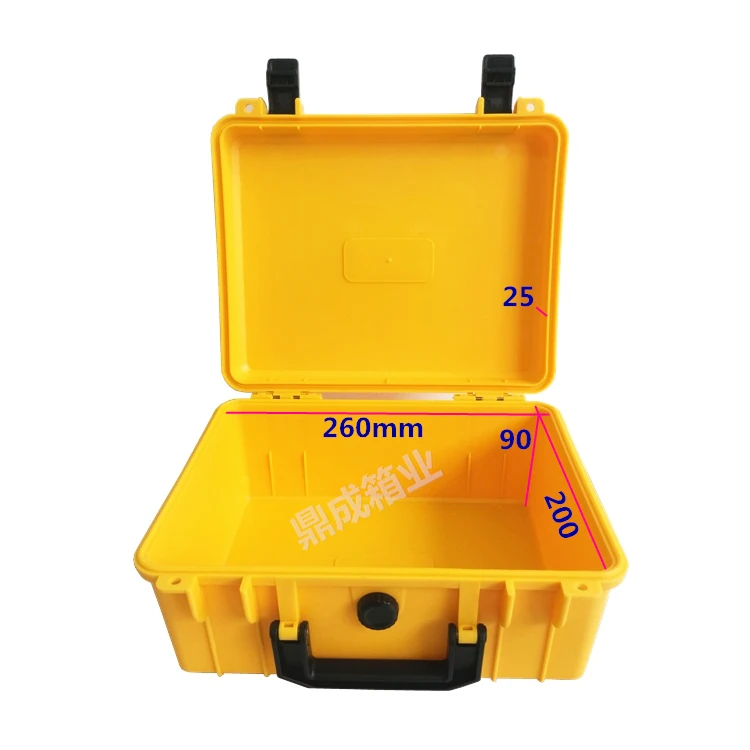 Tool case toolbox Electronic instrument case Small collection kit. Plastic hand-held camera case with pre-cut foam shipping free