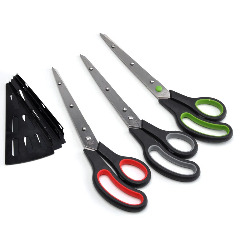 1 Pcs Pizza Scissor Cutter Stainless Steel Scissor Cut Pizza with Detachable Spatula LBShipping