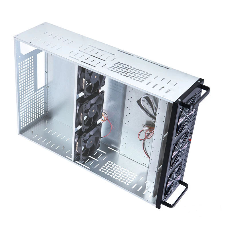 Крипто монета Биткоин добыча rig рамка ETH LTC шасси USB шахтер PC чехол разделитель