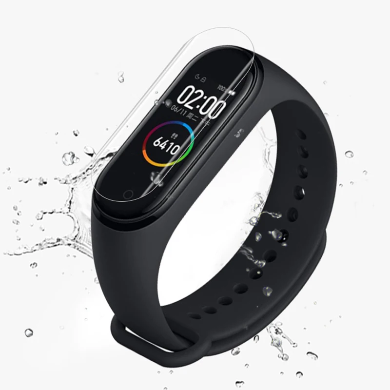 6 шт полная защитная пленка для Xiaomi mi Band 4 3 2 Xio mi band2 band3 band4 M4 M3 M2 мягкая защита экрана не закаленное стекло