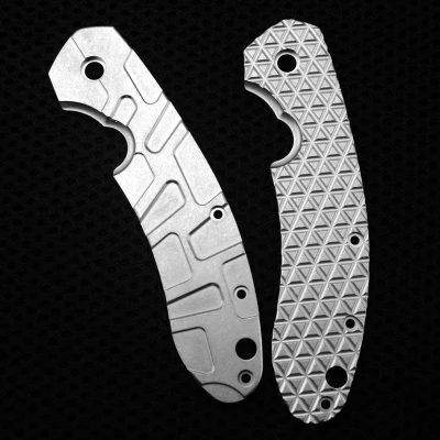 

1pc Titanium Alloy Wise Men Co Signet Ring for Spyderco Delica C156 Knife handle Material