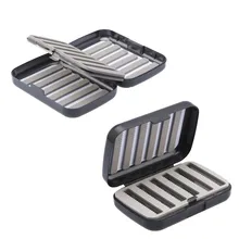 Уличная утолщенная жесткая Водонепроницаемая коробка для ловли нахлыстом водонепроницаемый кейс для рыбалки Винтажная с высокой талией крепкая крючок-мушка коробка для рыболовных снастей