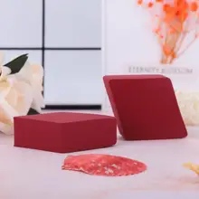 2 шт. инструмент для макияжа в форме ромба косметический мокрого и сухого использования спонж для пудры и основы мягкий аппликатор косметический пуф