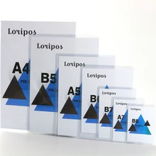 Пластиковая втулка А6/А4/А5, ПВХ рамка, держатель сертификата, защитная папка для документов, файл, ценник, карта, знак, дисплей, чехол