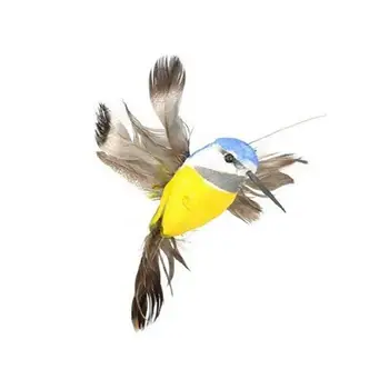 

Solar Fluttering Hummingbird, Feather Wings and Tail Flying Hummingbird Flying Fluttering Decoration toy Garden Decoration