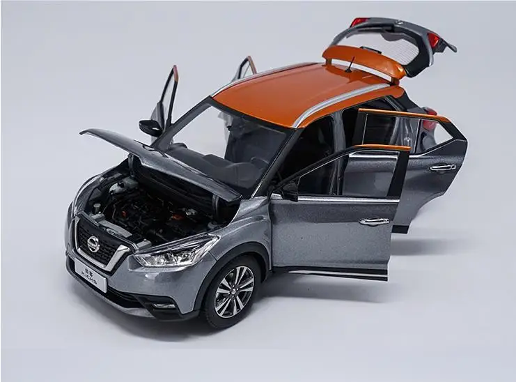 Высокая имитация NISSAN KICKS Коллекция Модель 1:18 передовая модель автомобиля из сплава, литая металлическая модель игрушечного автомобиля