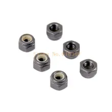 02102 Nylon Locknut M3 6pcs 1 10 Scale For HSP RC Cars Spare Parts