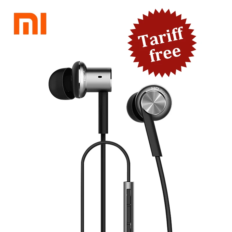 Xiaomi Hybrid Earphone | Xiaomi Hybrid Pro Mi In-Ear Earphone with Microphone For Mobile Phone Xiaomi Huawei Android Phones raxfly earphone for iphone xiaomi samsung huawei 3 5mm mobile phone in ear clear music earphone noise cancel earbud microphone