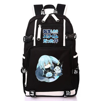 Anime That Time I Got Reincarnated as a Slime Backpack Cosplay Rimuru Tempest Oxford Bag Schoolbag Travel Bags