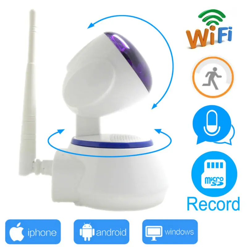 Бесплатная доставка ip камера wi Fi 720 p cctv безопасность мини система wifi домашняя