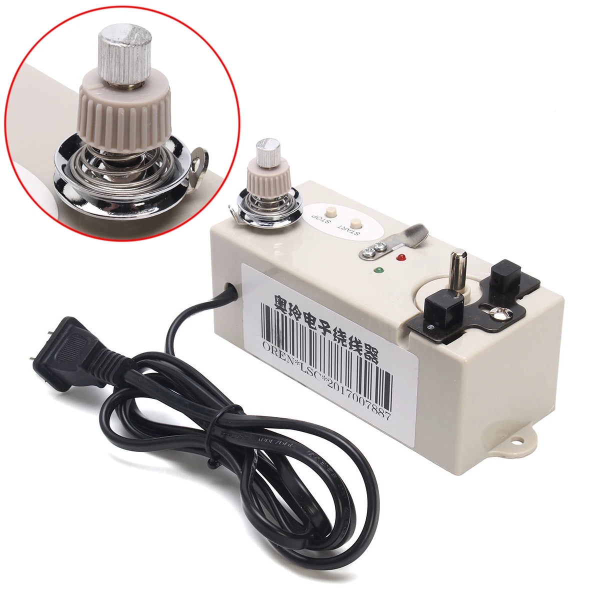 JX-LCLYL 220V Automatic Bobbin Winder For Sewing Machine Bobbin Winding Sewing Machine