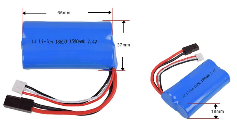 7,4 v 1500mah 15C 18650 литий-ионный аккумулятор с USB зарядным устройством 5500-2P Разъем для RC T640 F39 F49 T39 822 игрушки лодка автомобиль вертолет