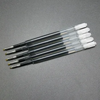 New 5Pcs/lot 10cm 424 Replace 0.5mm Gel Pen Refills Black/Blue Ink  For Our Tactical Pen Accessories