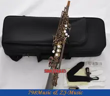 Professional Antique Brass Eb Sopranino saxophone sax low Bb to high E With Case