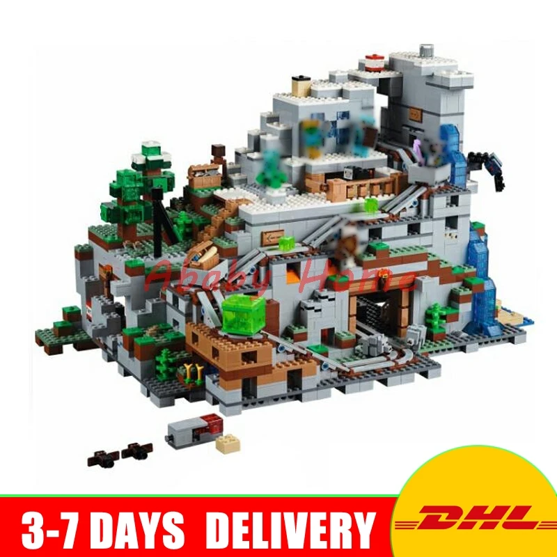 

DHL LEPIN 18032 2932 PCS The Mountain Cave My worlds Model Building Kit Blocks Bricks Children Toys Clone21137 In Stock