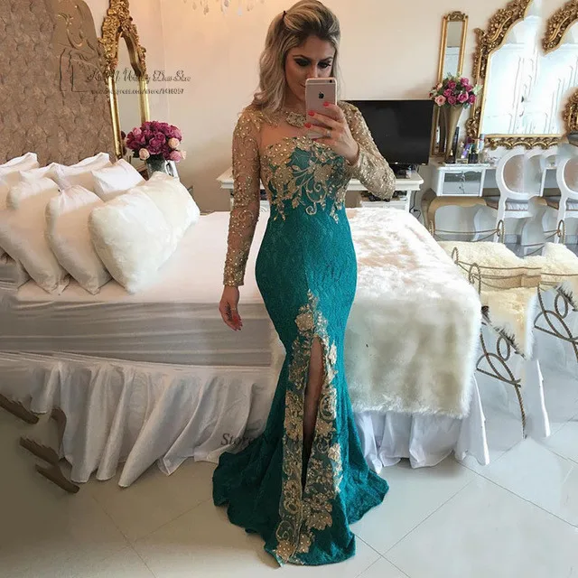 Green And Gold Party Dress Dresses Images 2022